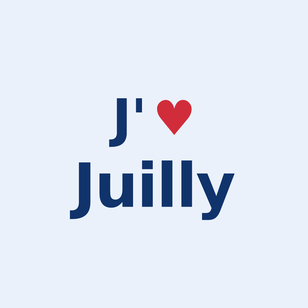 Sticker personnalisé Juilly — design J'aime Juilly