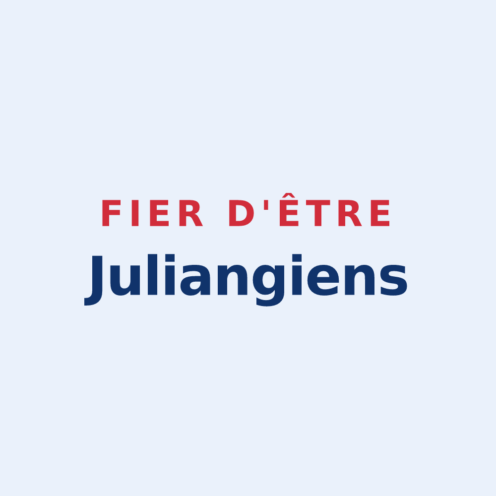 Sticker « Fier d'être Juliangiens » — design pour Julianges