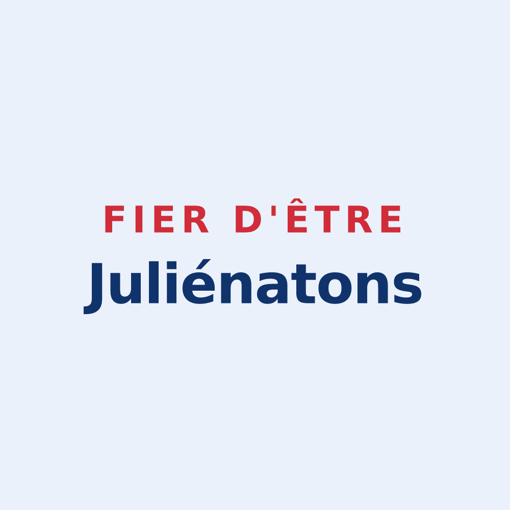Sticker « Fier d'être Juliénatons » — design pour Juliénas