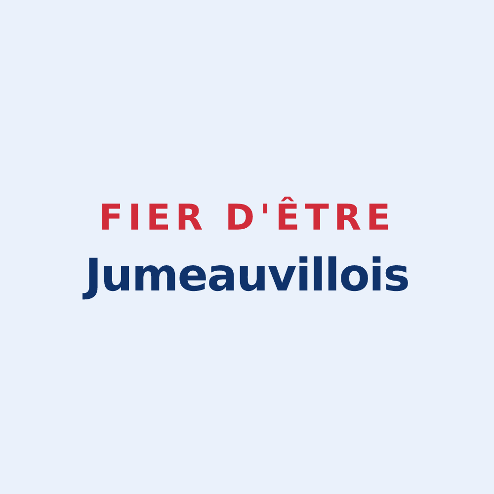 Sticker « Fier d'être Jumeauvillois » — design pour Jumeauville