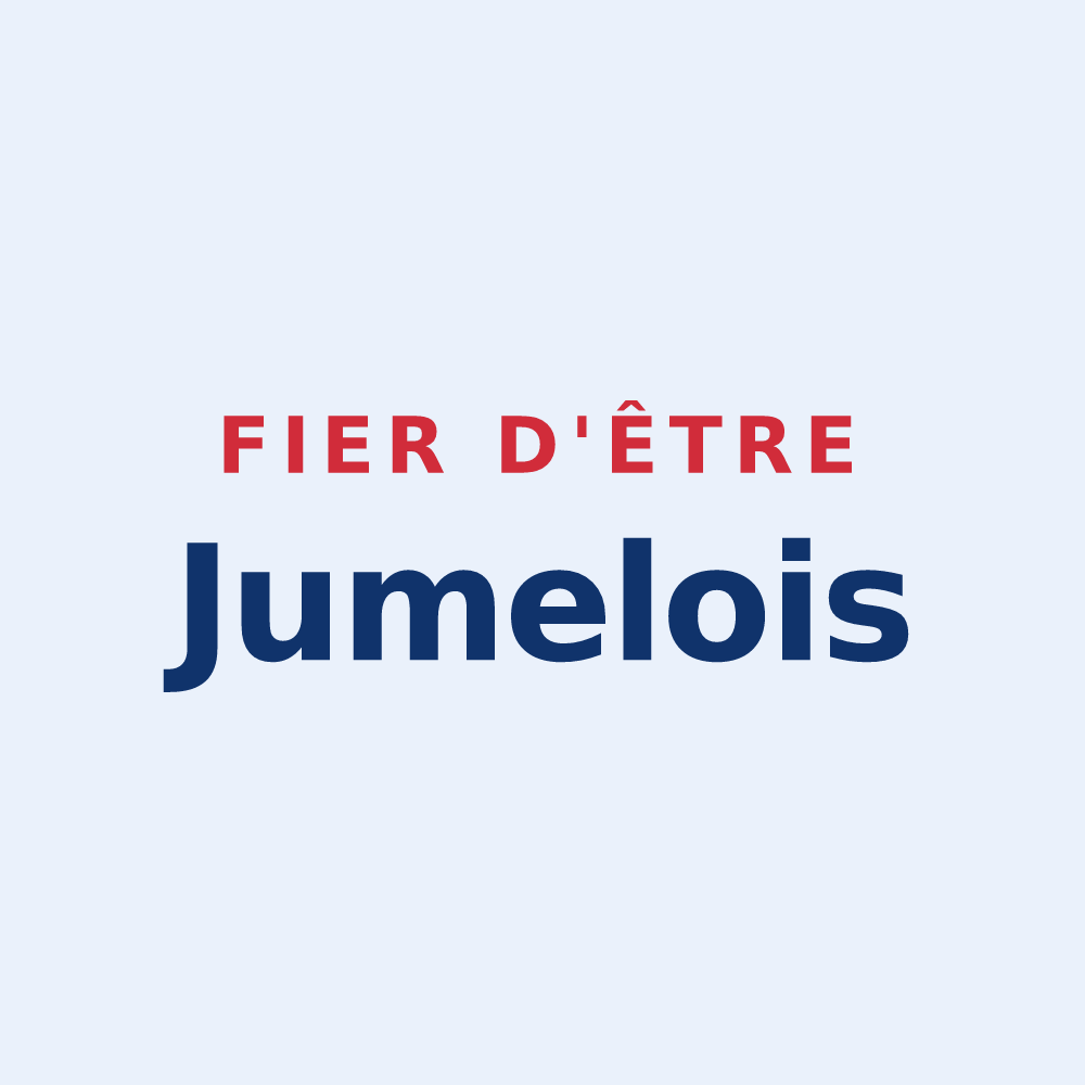 Sticker « Fier d'être Jumelois » — design pour Jumel