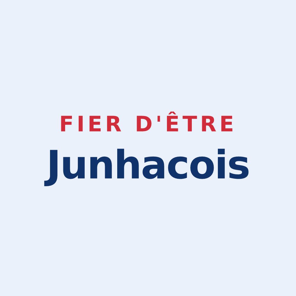 Sticker « Fier d'être Junhacois » — design pour Junhac
