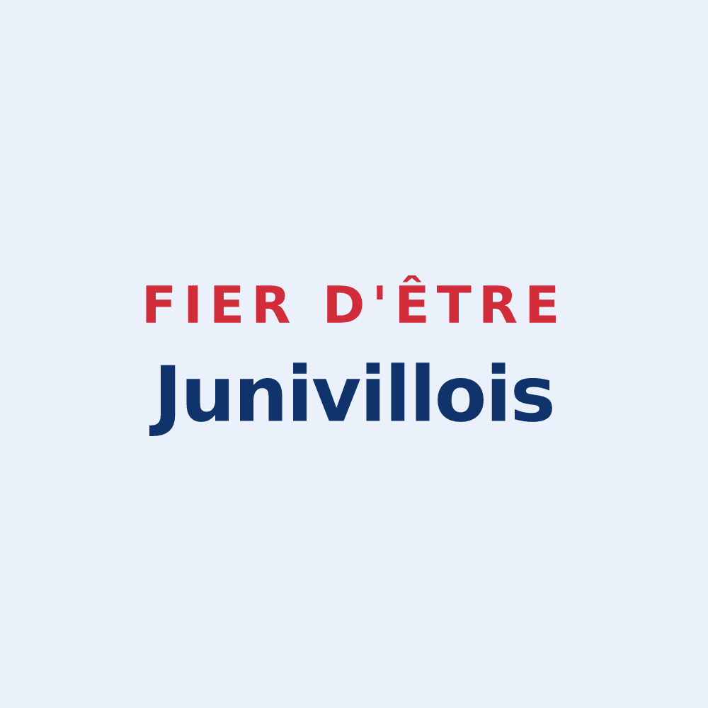 Sticker « Fier d'être Junivillois » — design pour Juniville