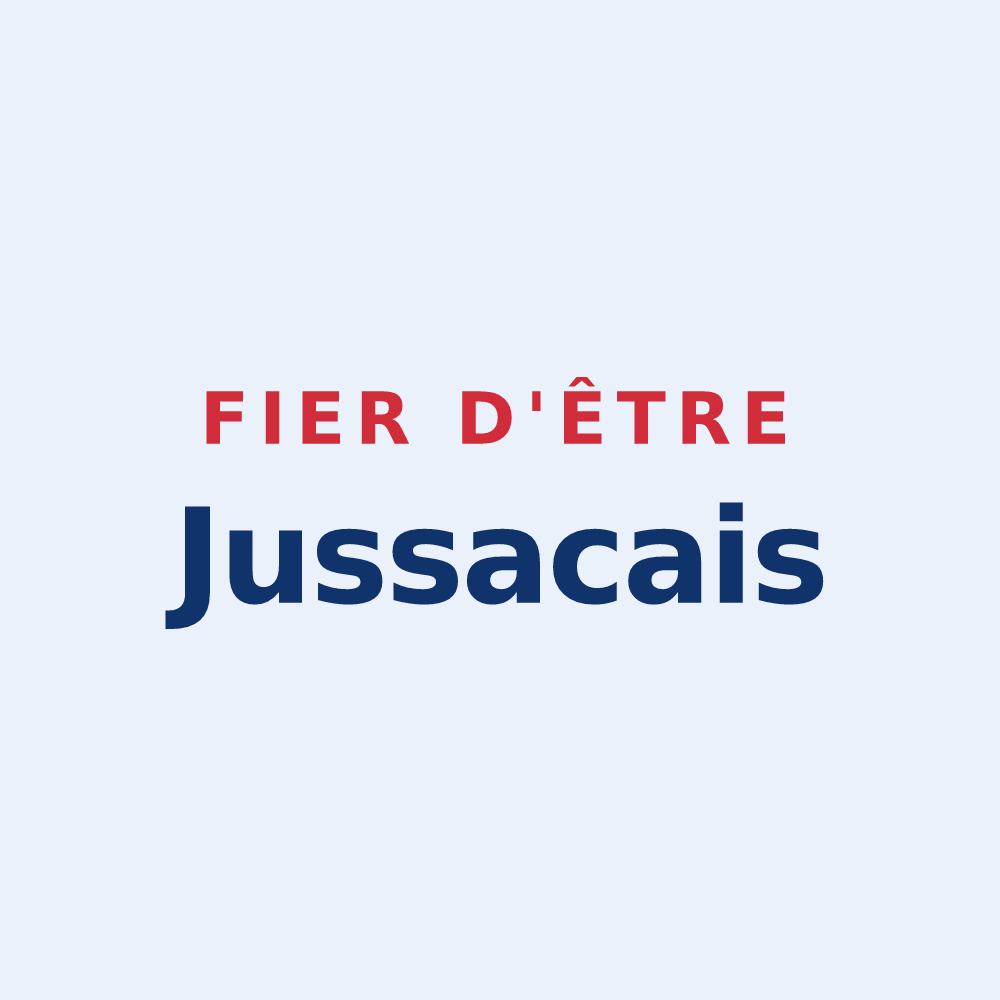 Sticker « Fier d'être Jussacais » — design pour Jussas