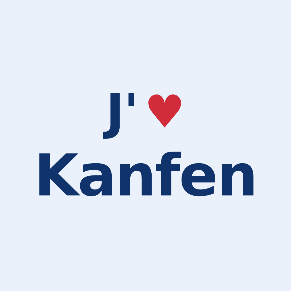 Sticker personnalisé Kanfen — design J'aime Kanfen