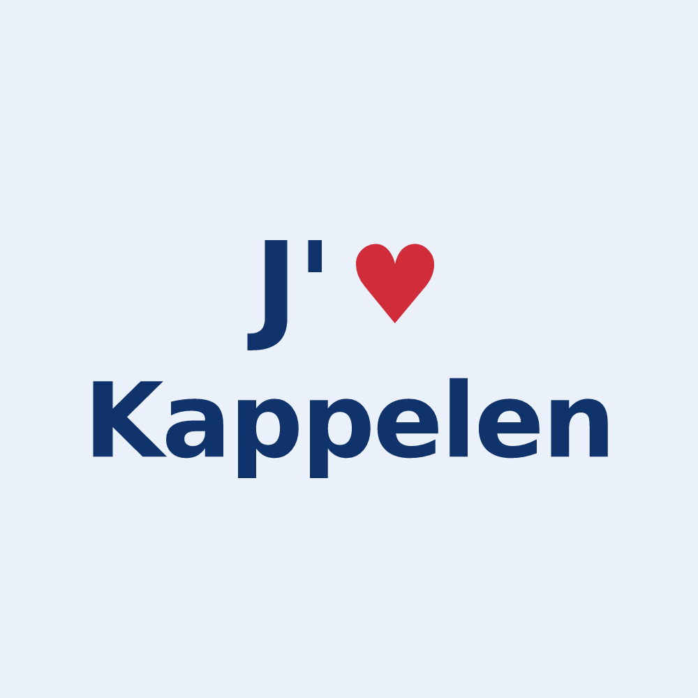 Sticker personnalisé Kappelen — design J'aime Kappelen