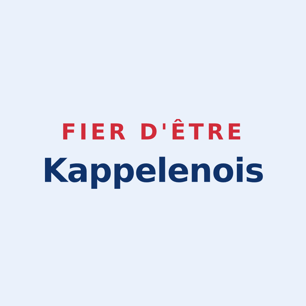 Sticker « Fier d'être Kappelenois » — design pour Kappelen