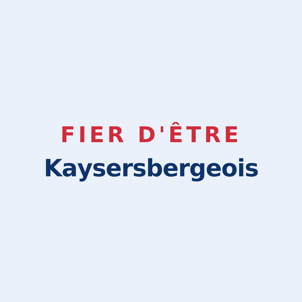 Sticker « Fier d'être Kaysersbergeois » — design pour Kaysersberg Vignoble