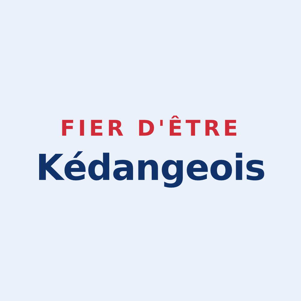 Sticker « Fier d'être Kédangeois » — design pour Kédange-sur-Canner