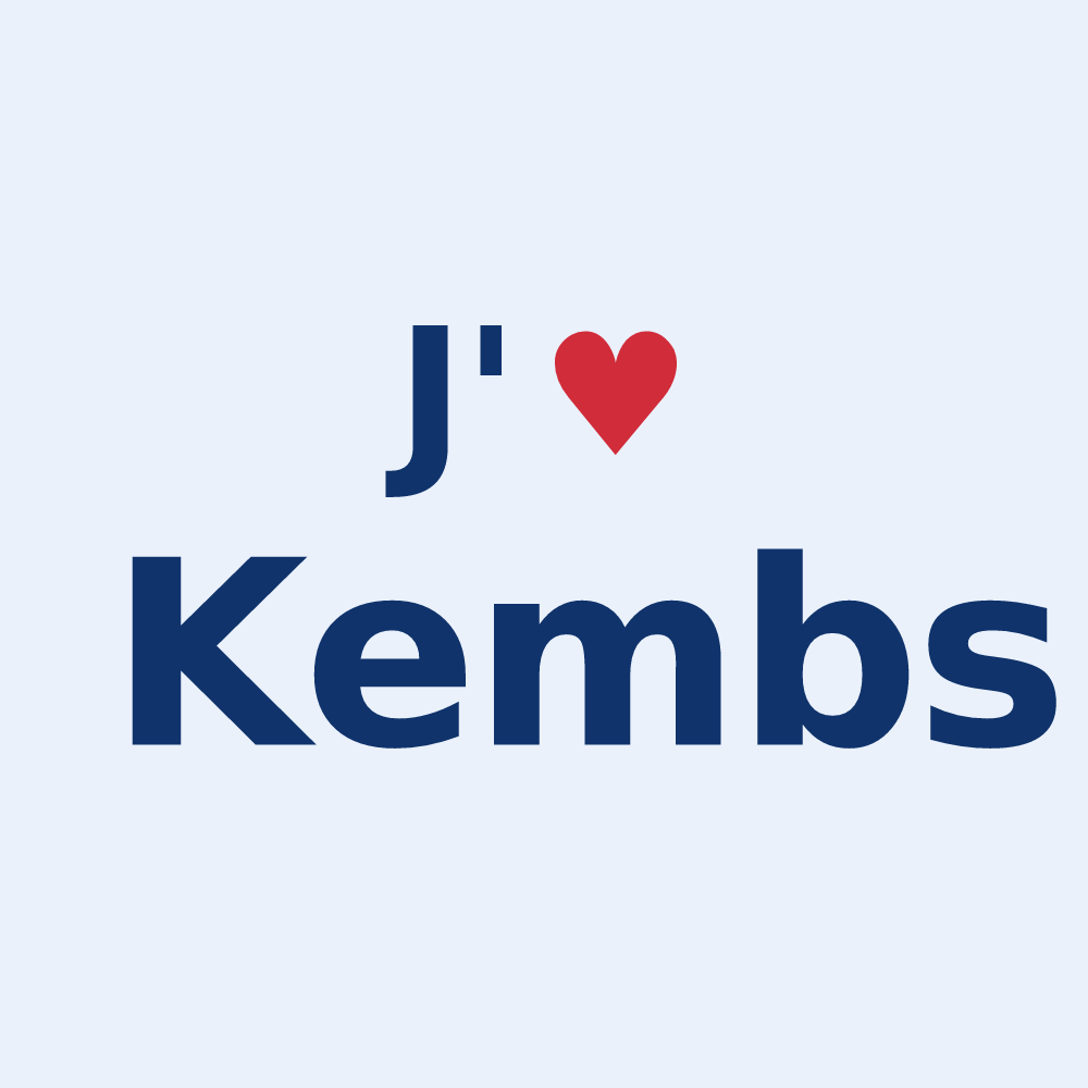 Sticker personnalisé Kembs — design J'aime Kembs