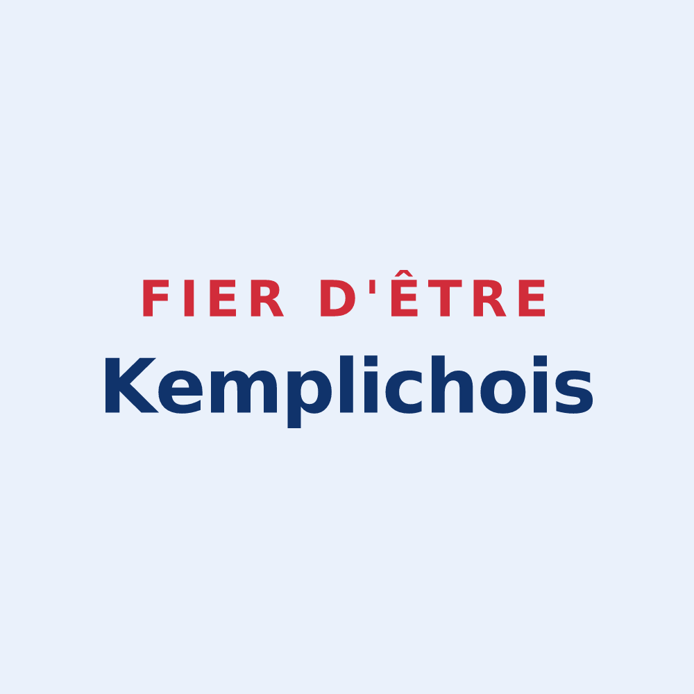 Sticker « Fier d'être Kemplichois » — design pour Kemplich