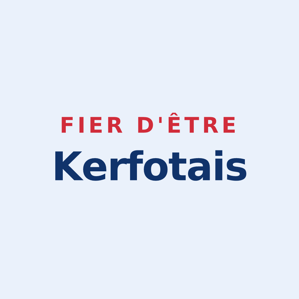 Sticker « Fier d'être Kerfotais » — design pour Kerfot