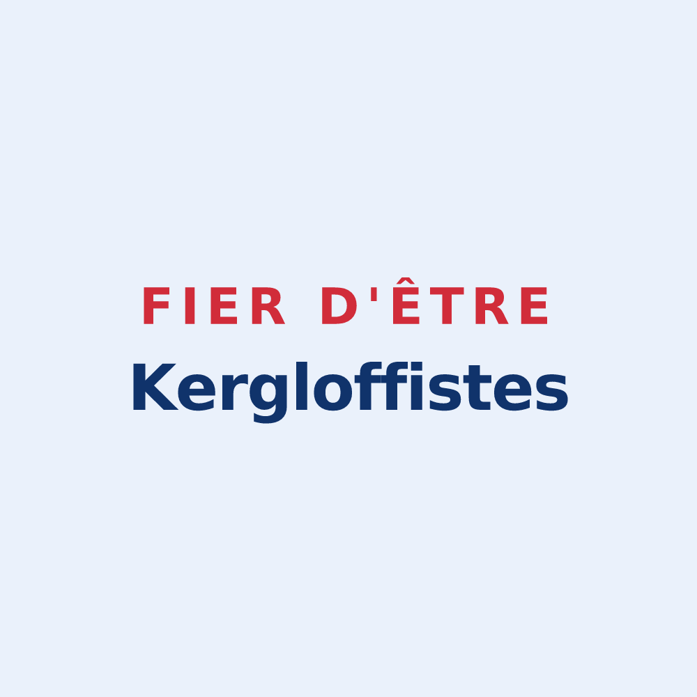 Sticker « Fier d'être Kergloffistes » — design pour Kergloff