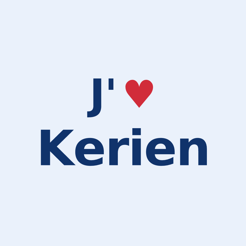 Sticker personnalisé Kerien — design J'aime Kerien