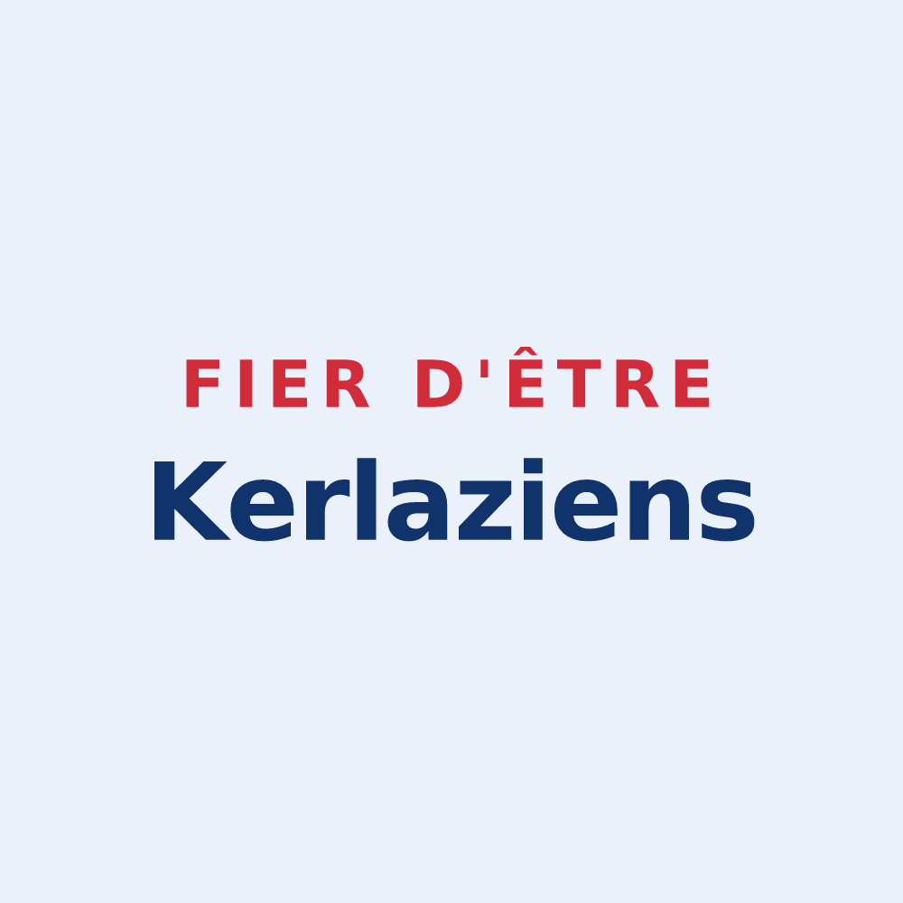 Sticker « Fier d'être Kerlaziens » — design pour Kerlaz