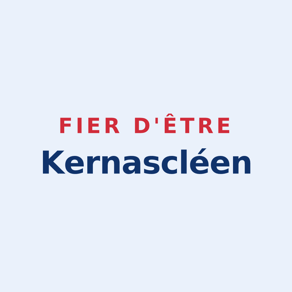 Sticker « Fier d'être Kernascléen » — design pour Kernascléden