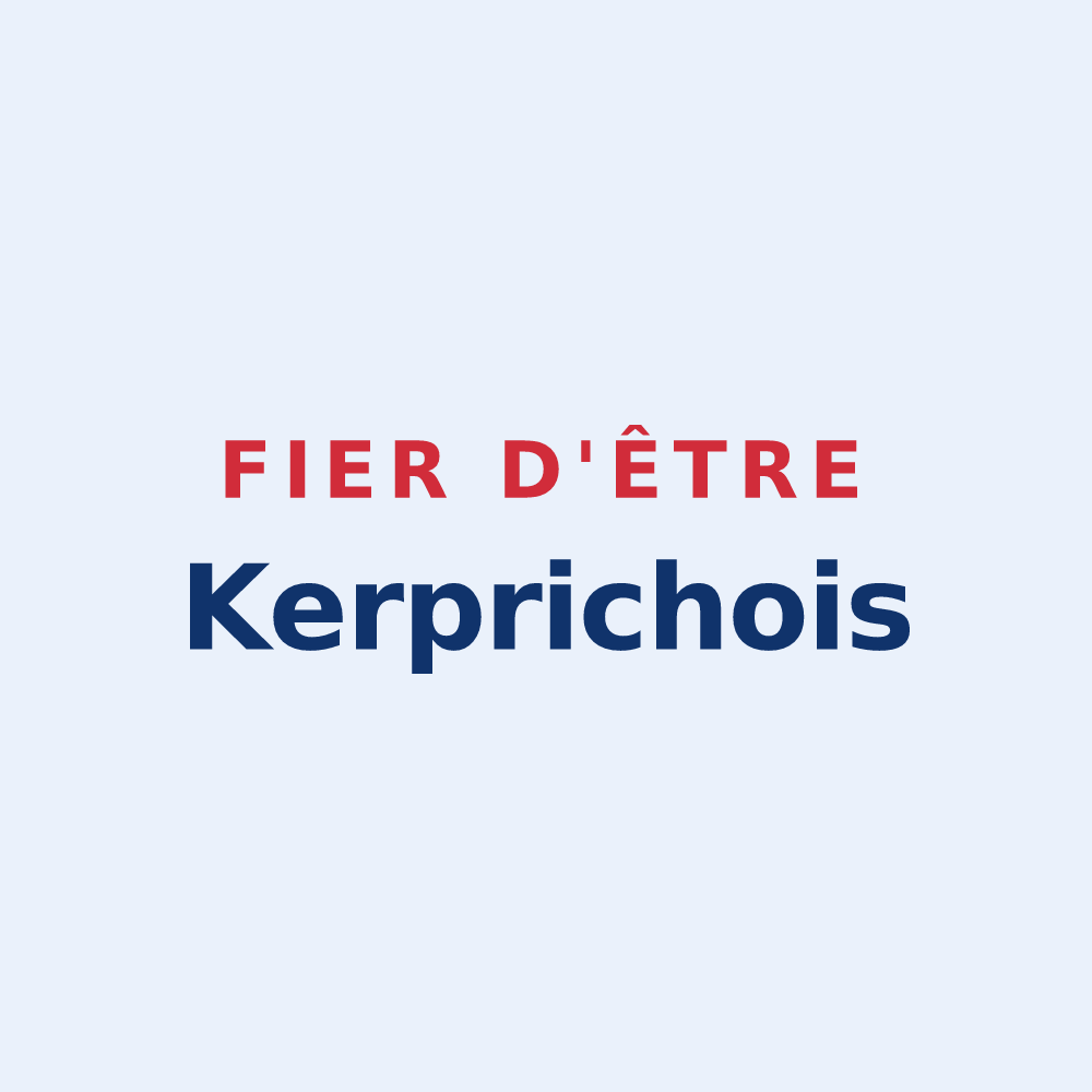 Sticker « Fier d'être Kerprichois » — design pour Kerprich-aux-Bois