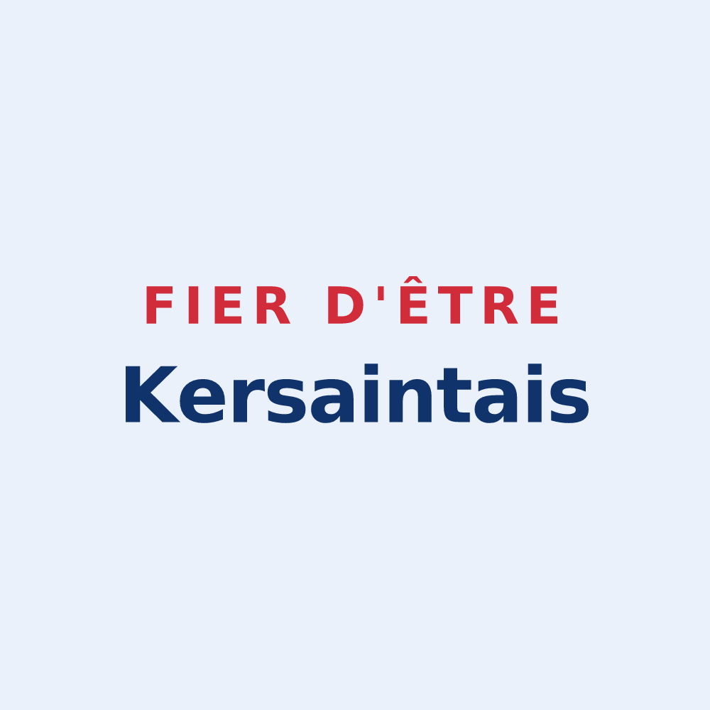 Sticker « Fier d'être Kersaintais » — design pour Kersaint-Plabennec
