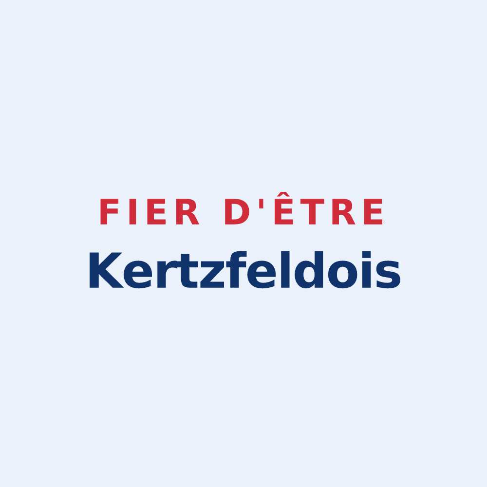 Sticker « Fier d'être Kertzfeldois » — design pour Kertzfeld