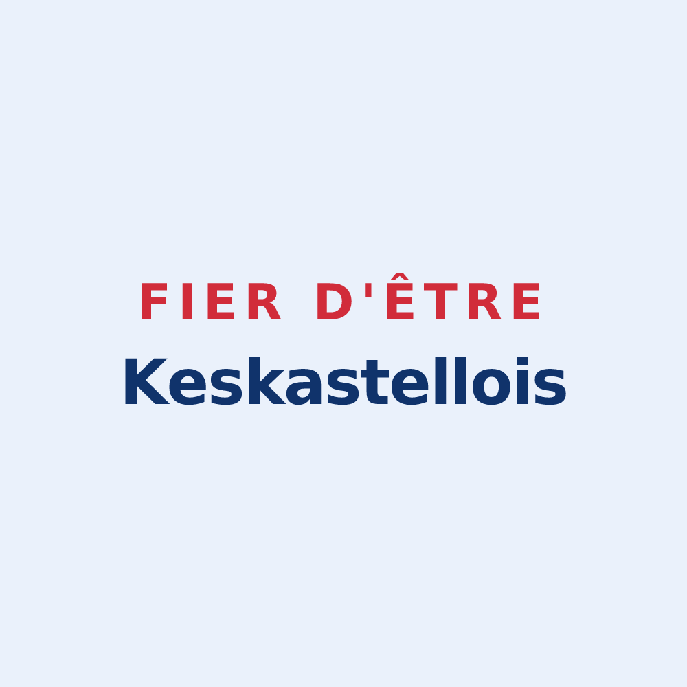 Sticker « Fier d'être Keskastellois » — design pour Keskastel