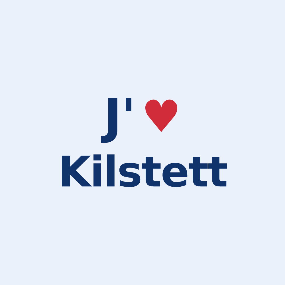 Sticker personnalisé Kilstett — design J'aime Kilstett
