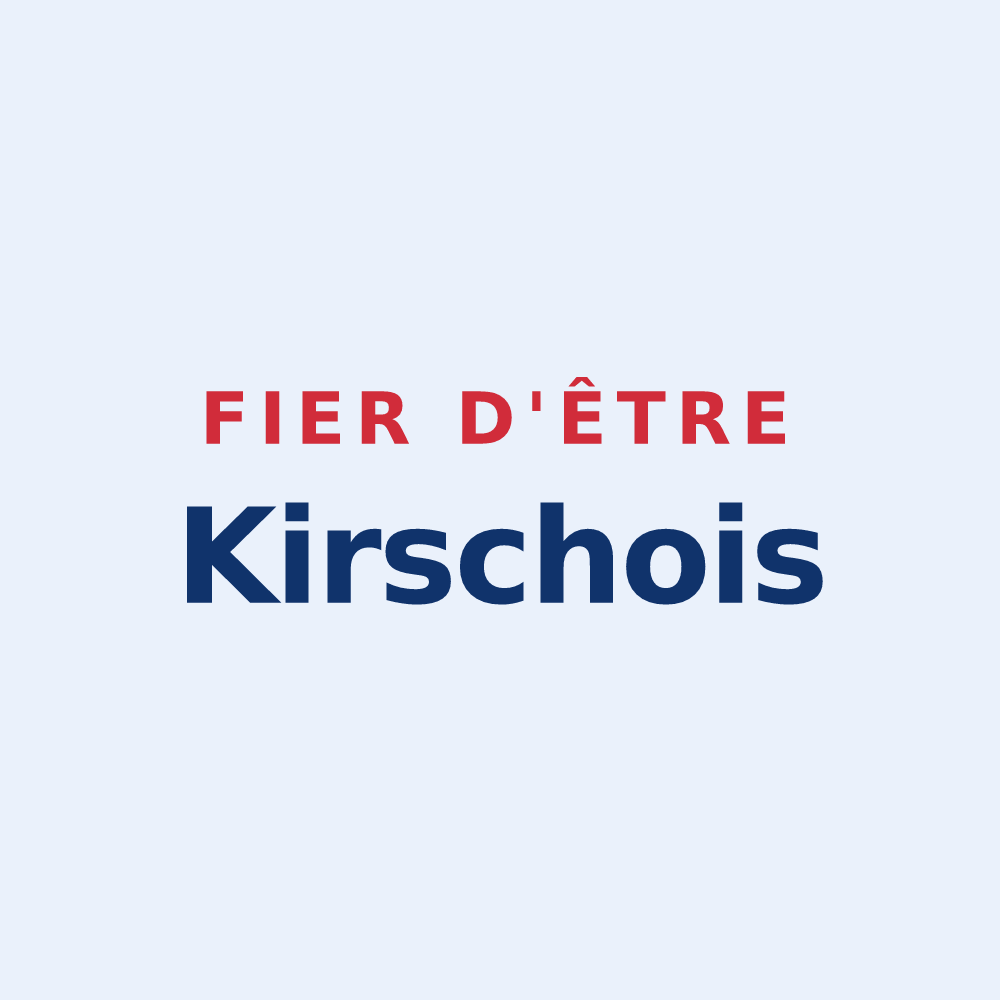 Sticker « Fier d'être Kirschois » — design pour Kirsch-lès-Sierck