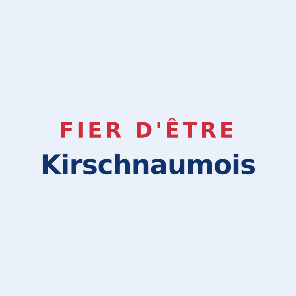 Sticker « Fier d'être Kirschnaumois » — design pour Kirschnaumen
