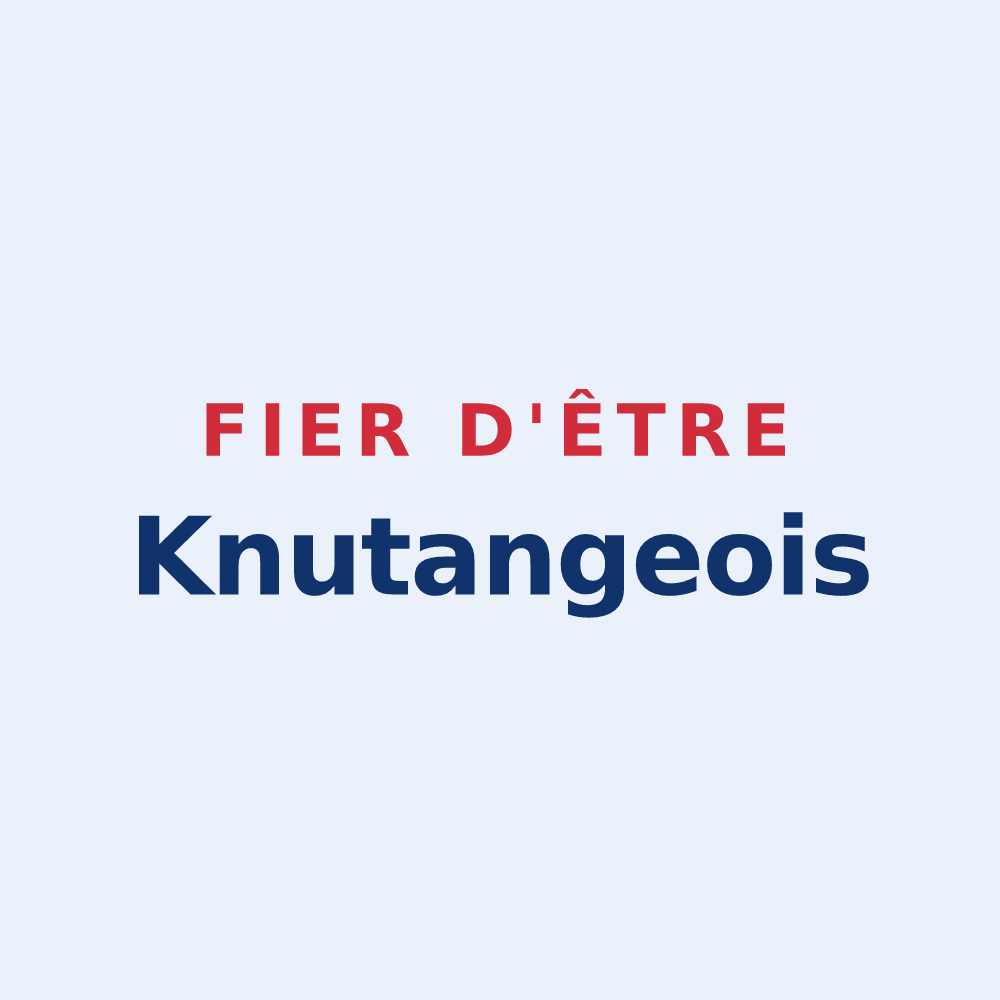 Sticker « Fier d'être Knutangeois » — design pour Knutange