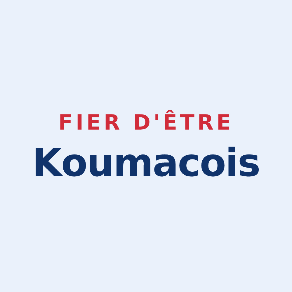 Sticker « Fier d'être Koumacois » — design pour Koumac