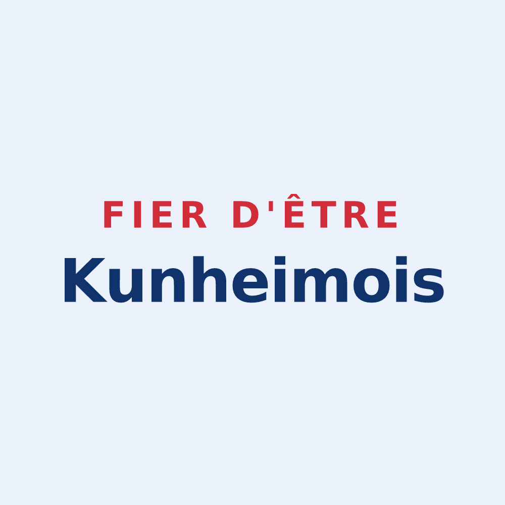Sticker « Fier d'être Kunheimois » — design pour Kunheim