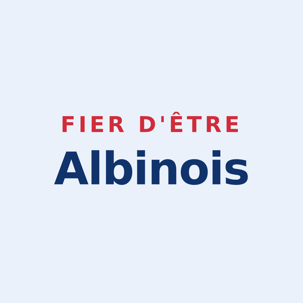 Sticker « Fier d'être Albinois » — design pour L'Albenc