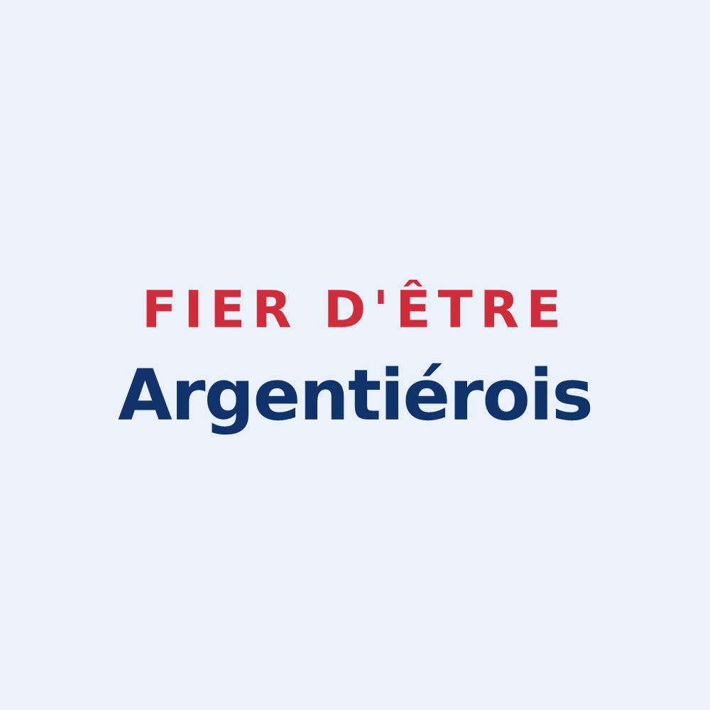 Sticker « Fier d'être Argentiérois » — design pour L'Argentière-la-Bessée