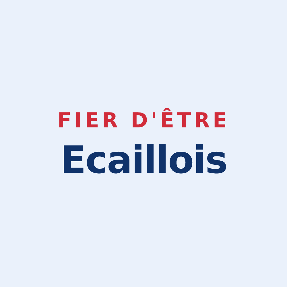Sticker « Fier d'être Ecaillois » — design pour L'Écaille