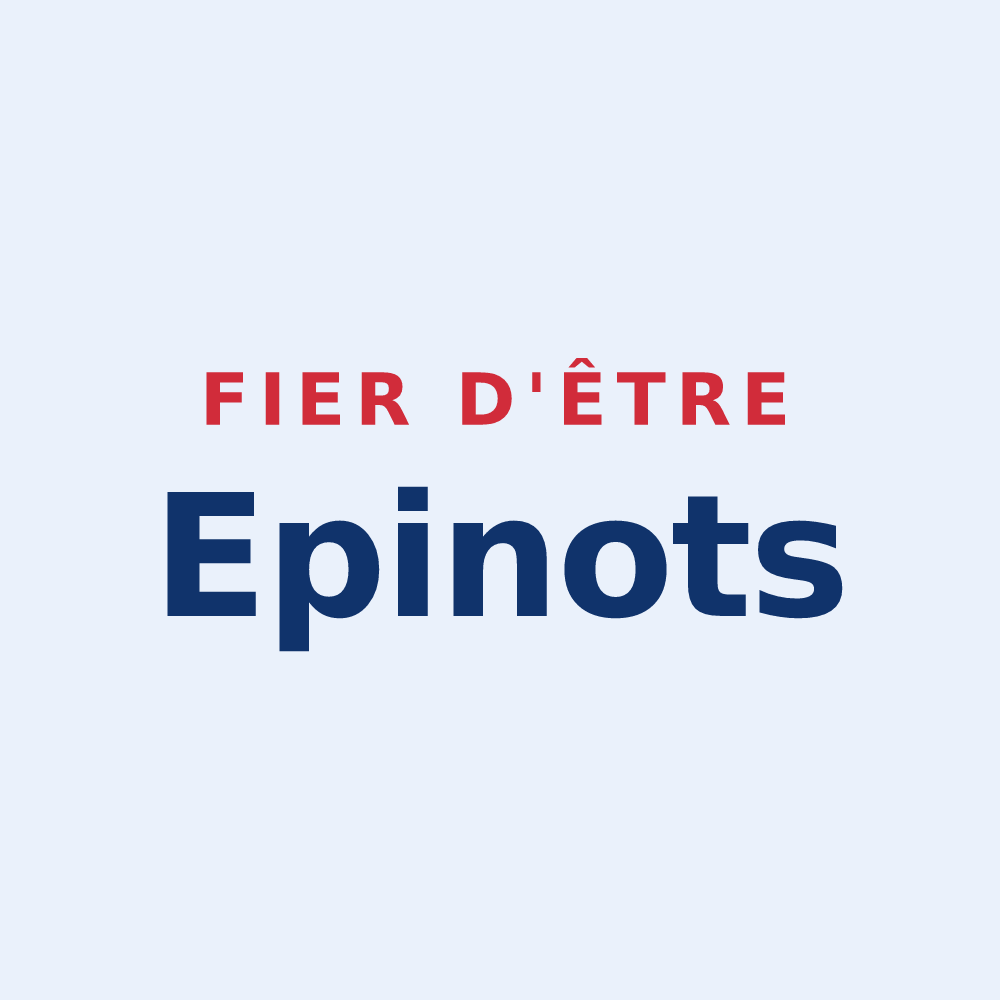 Sticker « Fier d'être Epinots » — design pour L'Épine