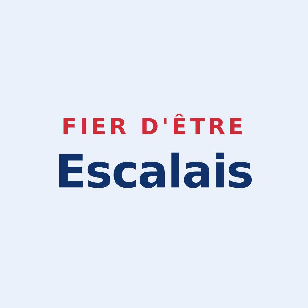 Sticker « Fier d'être Escalais » — design pour L'Escale