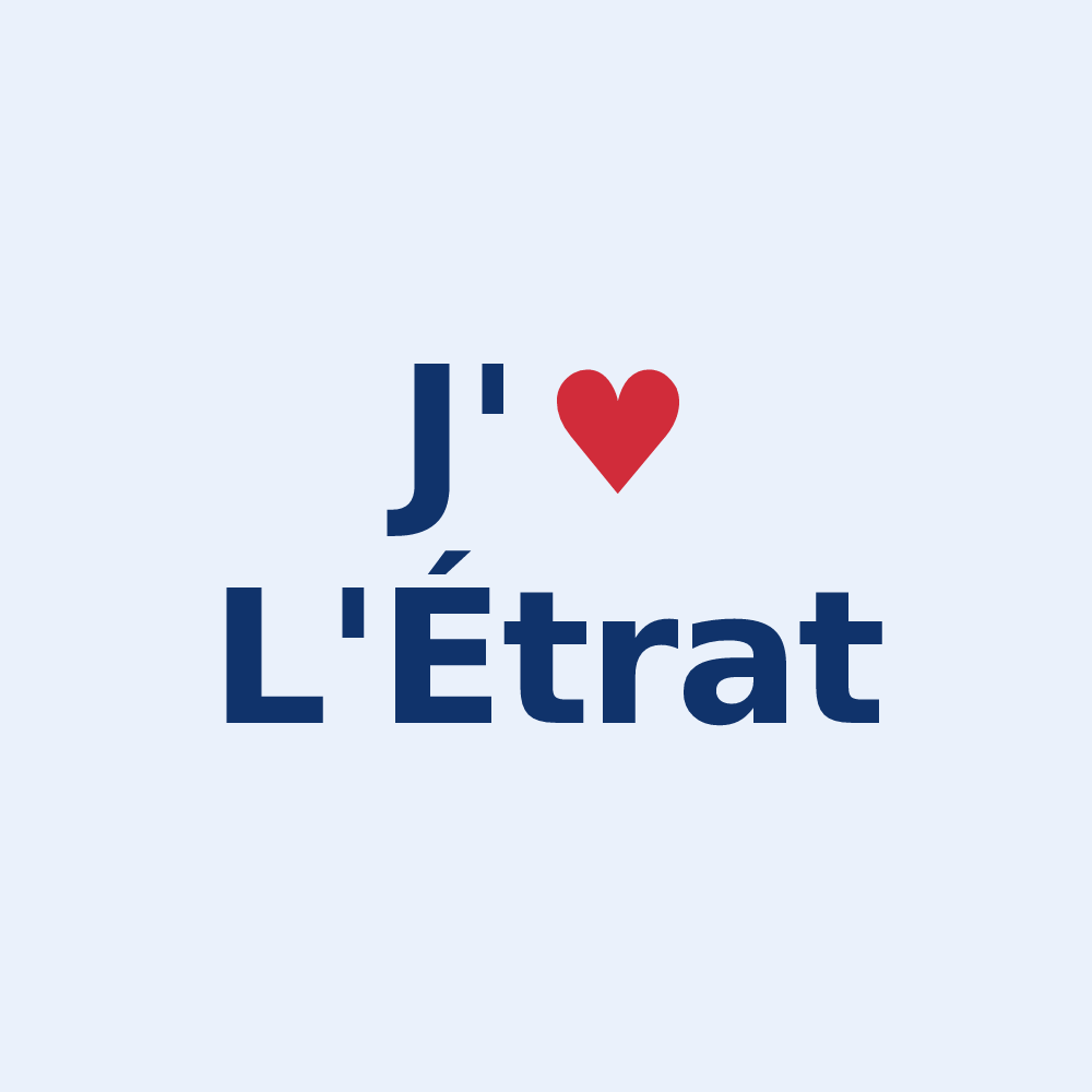 Sticker personnalisé L'Étrat — design J'aime L'Étrat
