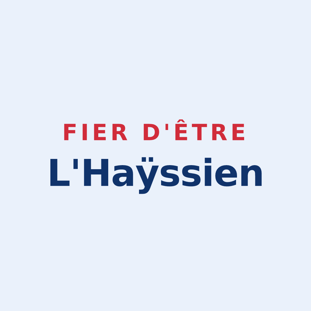 Sticker « Fier d'être L'Haÿssien » — design pour L'Haÿ-les-Roses