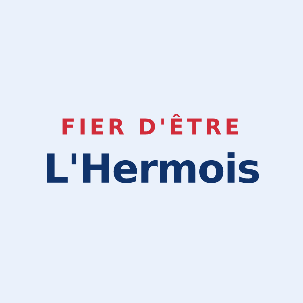 Sticker « Fier d'être L'Hermois » — design pour L'Herm