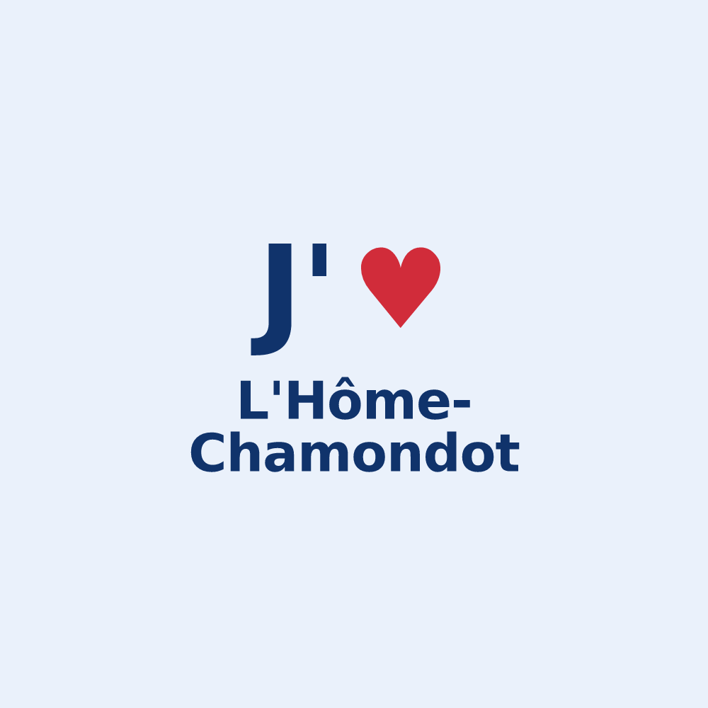 Sticker personnalisé L'Hôme-Chamondot — design J'aime L'Hôme-Chamondot