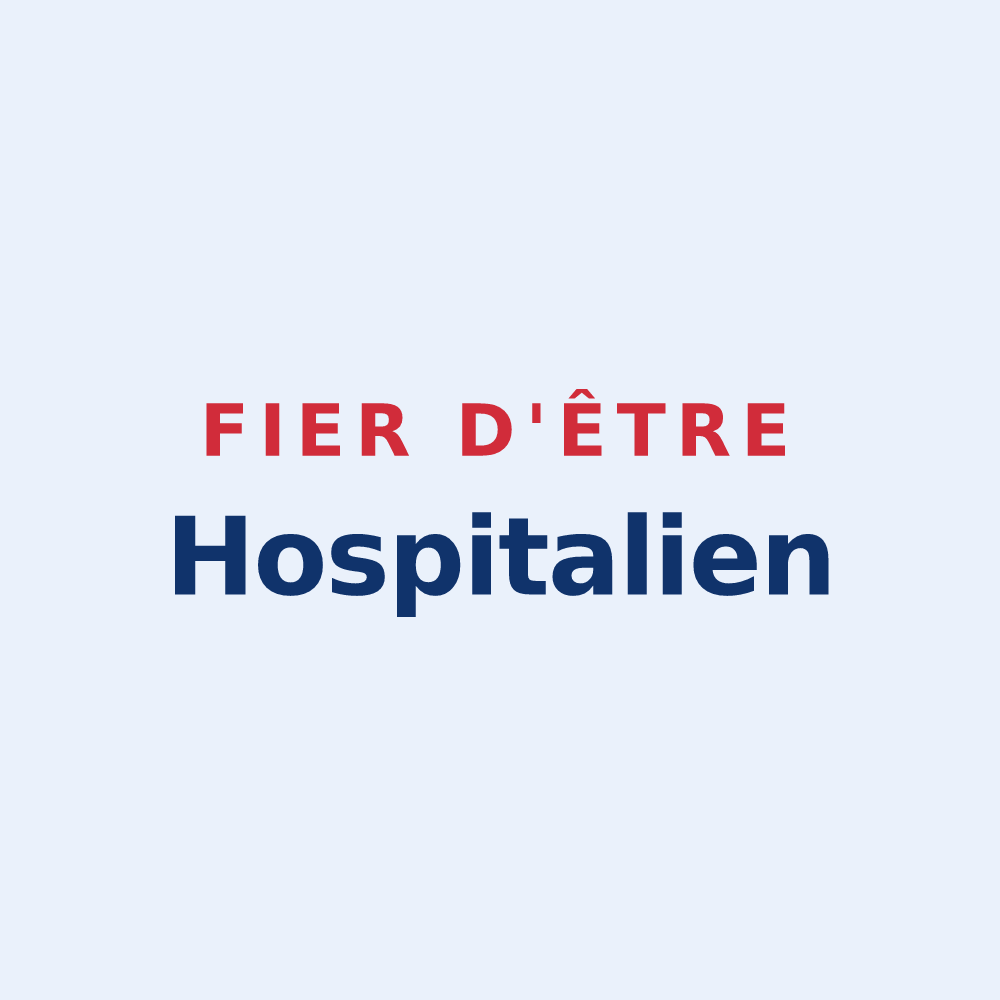 Sticker « Fier d'être Hospitalien » — design pour L'Hôpital-d'Orion