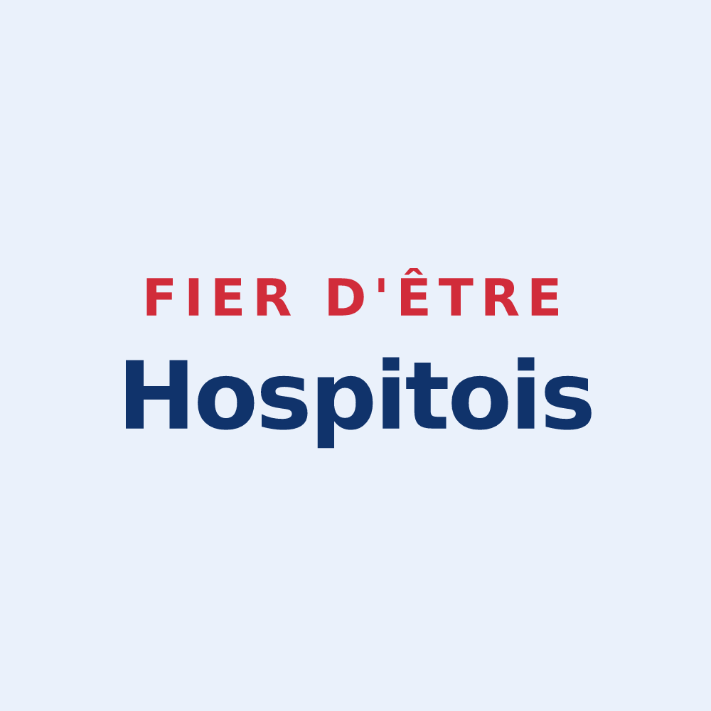 Sticker « Fier d'être Hospitois » — design pour L'Hôpital-le-Mercier