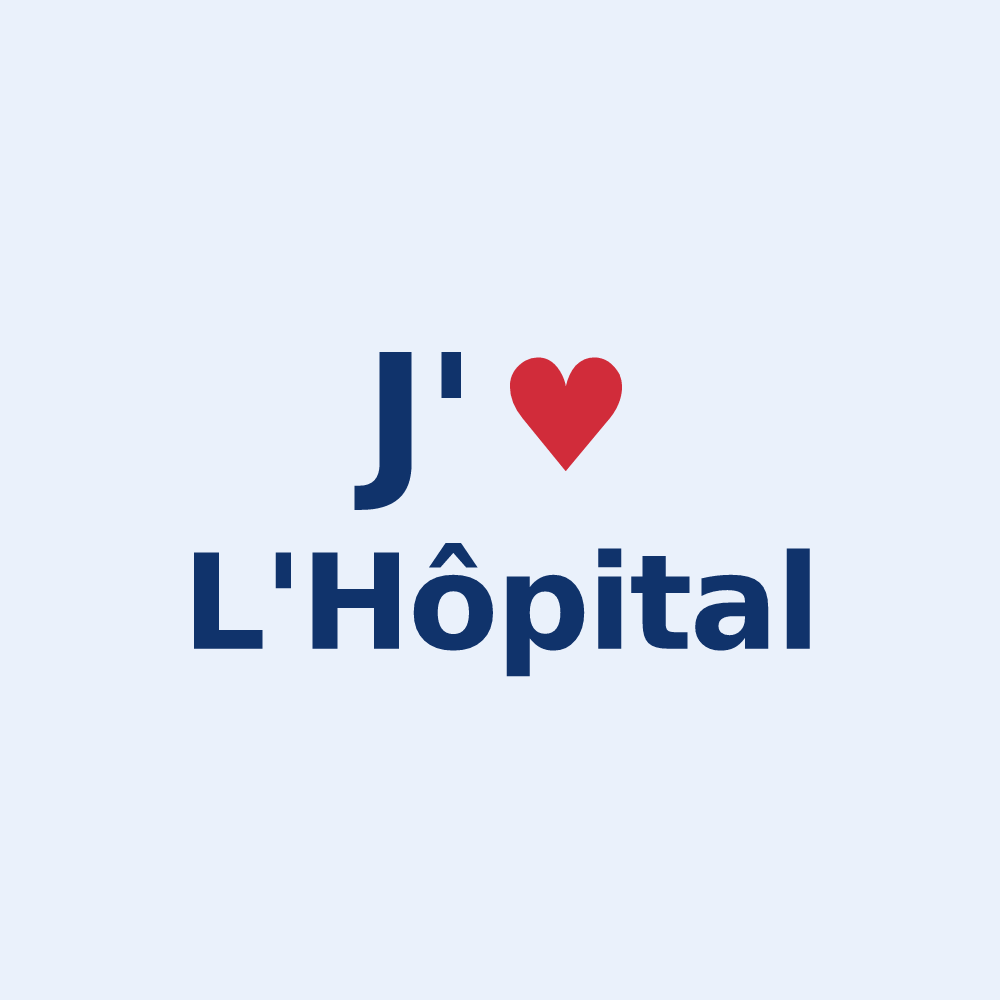 Sticker personnalisé L'Hôpital — design J'aime L'Hôpital