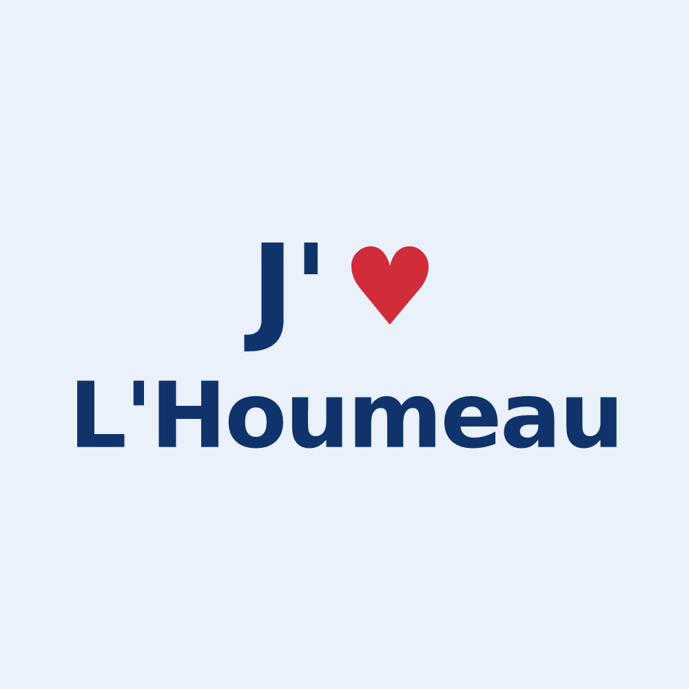 Sticker personnalisé L'Houmeau — design J'aime L'Houmeau