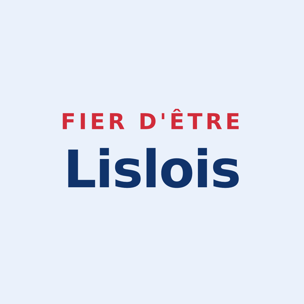 Sticker « Fier d'être Lislois » — design pour L'Isle-Jourdain