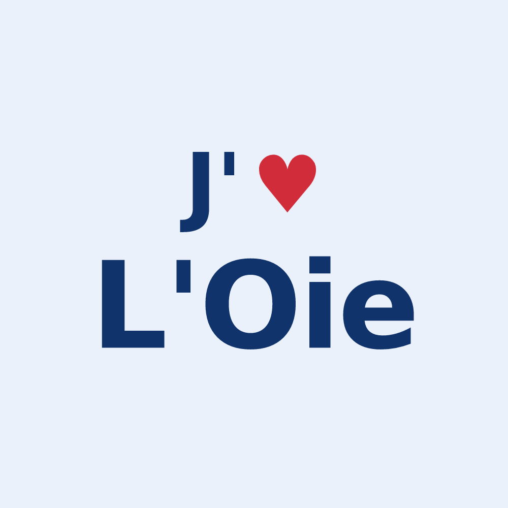 Sticker personnalisé L'Oie — design J'aime L'Oie