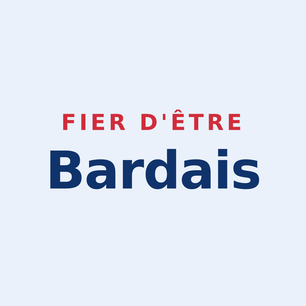 Sticker « Fier d'être Bardais » — design pour La Barde