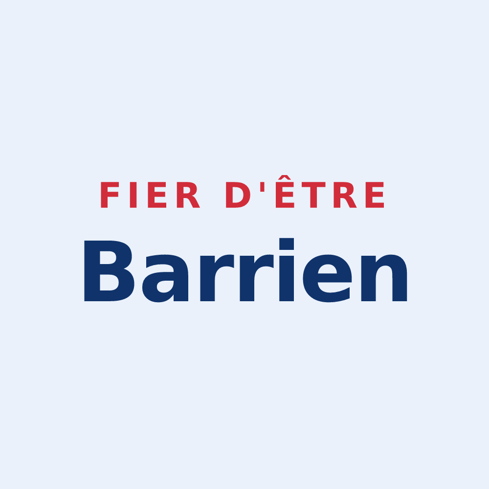 Sticker « Fier d'être Barrien » — design pour La Barre-de-Monts