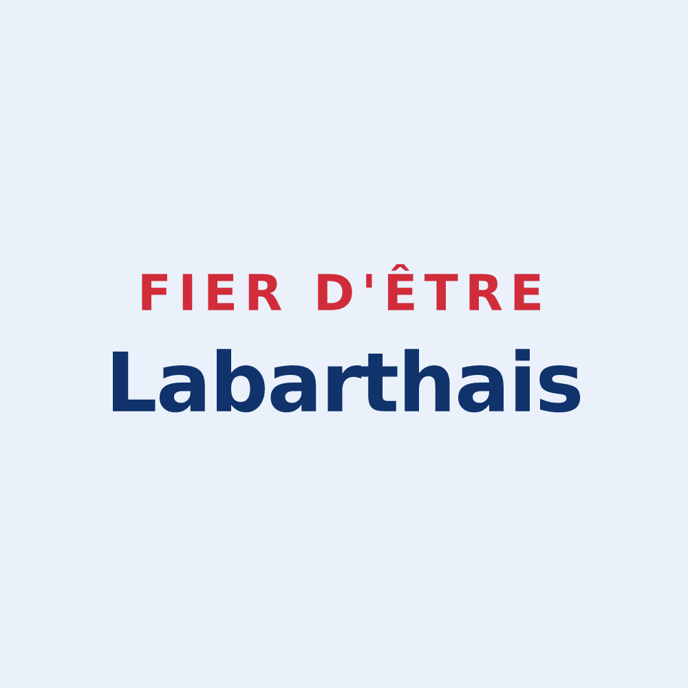 Sticker « Fier d'être Labarthais » — design pour La Barthe-de-Neste