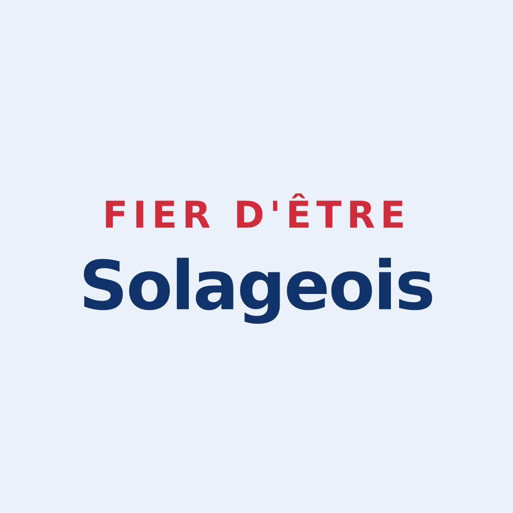Sticker « Fier d'être Solageois » — design pour La Bastide-Solages