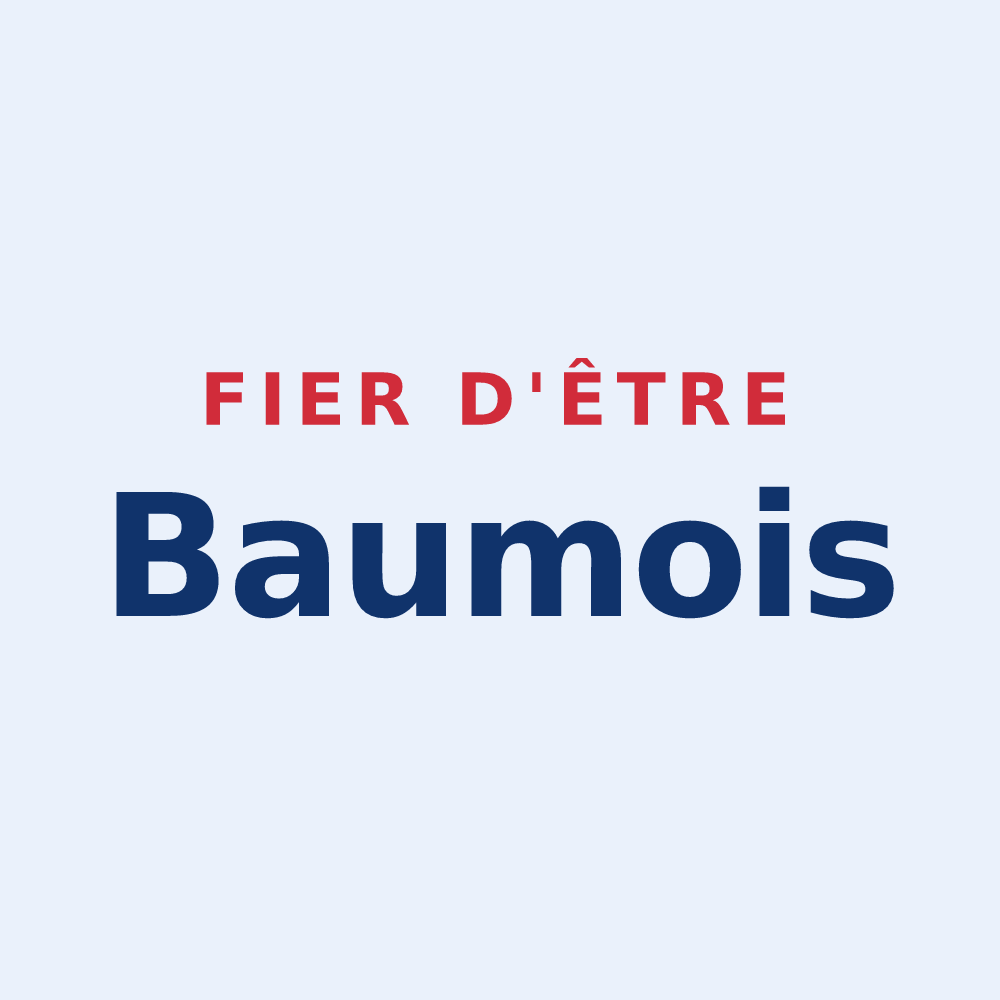 Sticker « Fier d'être Baumois » — design pour La Baume-de-Transit
